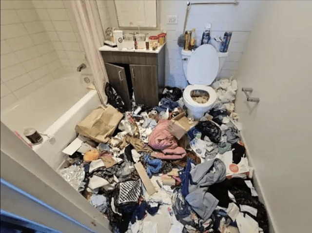 Before - Bathroom Sink Cleaning Before and After